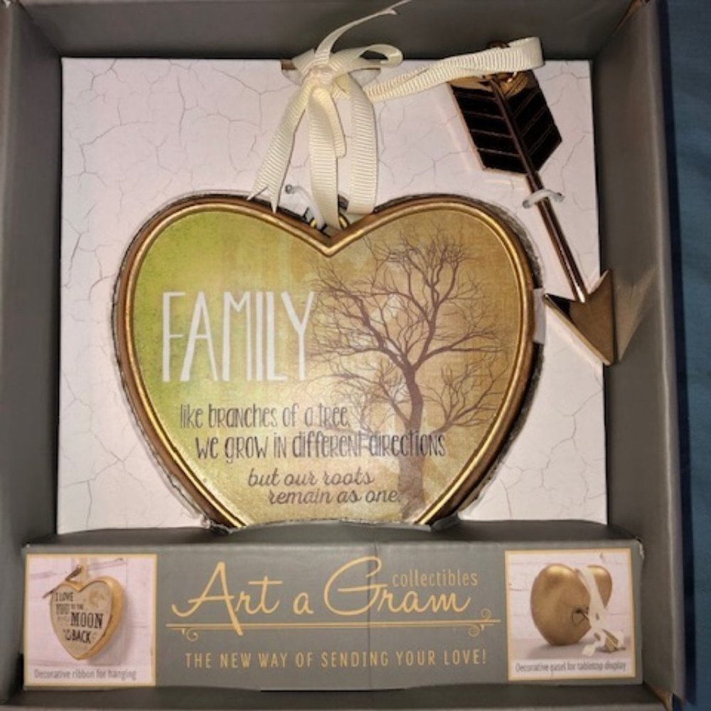 FAMILY - Art A Gram Collectible Gift - NIB - Decor